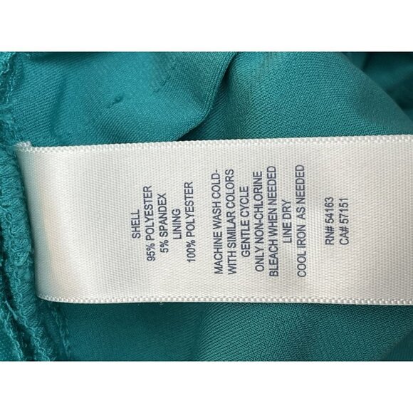 Women's Size 10 Harper Rose Sleeveless Wide-Leg Cropped Green Jumpsuit - Picture 7 of 13